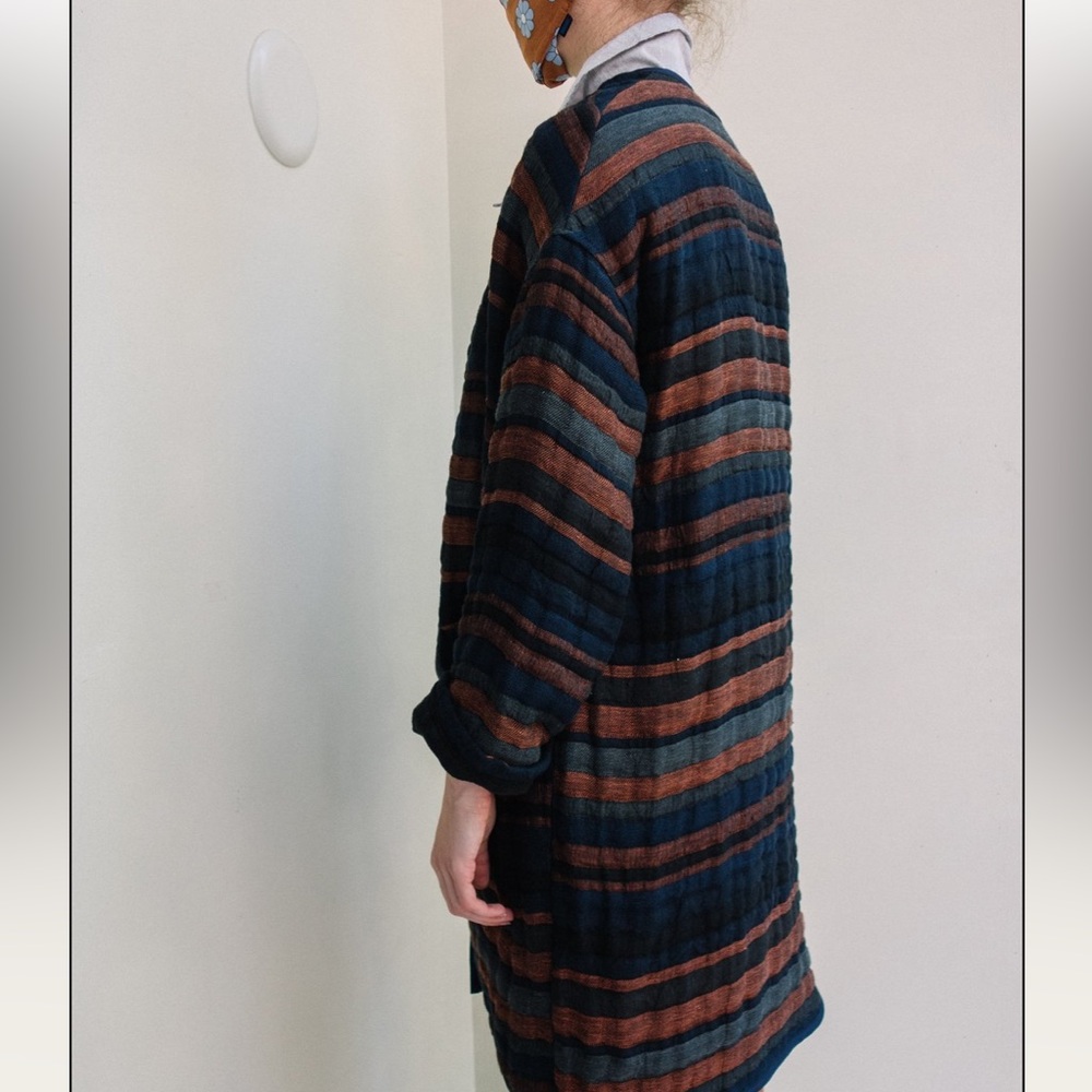 Beata Design Studio linen Viola Coat - Picture 2 of 9
